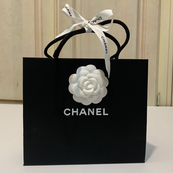 CHANEL Handbags - Chanel Camille Flower Paper Gift Bag with Chanel Ribbon • Authentic
